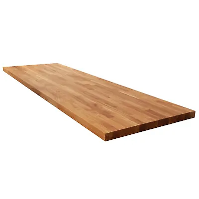 £14.95 • Buy Rustic Oak Worktops, Solid Wood 40mm Stave Top Quality Timber Kitchen Surfaces