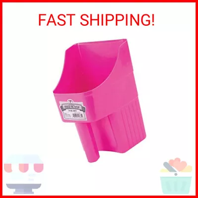 Little Giant® Plastic Enclosed Feed Scoop | Heavy Duty Durable Stackable Feed Sc • $17.42