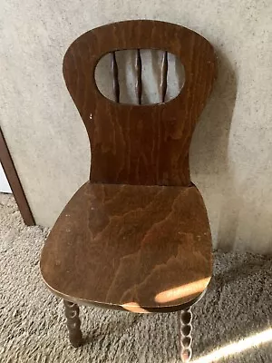 Antique Romania Wooden Children's Collectible/ Decorative Chair • $99.99