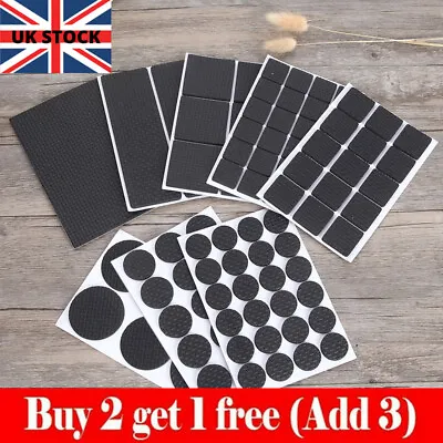 £2.88 • Buy Self Adhesive Floor Protectors Chair Leg Pads Table Feet Anti Scratch Rubber Pad
