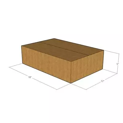 18x12x5 New Corrugated Boxes For Moving Or Shipping Needs 32 ECT • $31.87