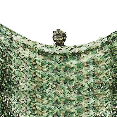 Camouflage Netting 26 X 26 Ft Camo Net Woodland Net For Military Camping Hunting • $67.29