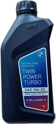 £12.99 • Buy Genuine BMW Engine Oil 1 Litre Shell Top Up Twin Power Turbo LL04 SAE 0W-30