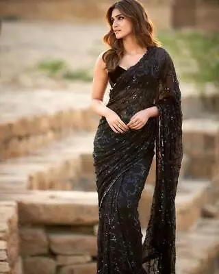 £35.63 • Buy Saree Blouse New Sari Indian Pakistani Wedding Designer Bollywood Party Wear