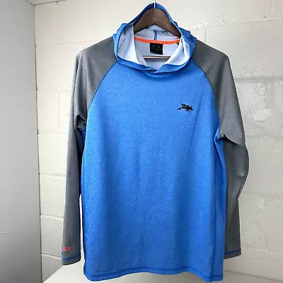 Oakley Pullover Hoodie Quick Dry Frogskins Wicking Men Size Large Blue • $14.98