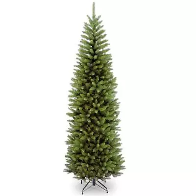 National Tree Company Artificial Christmas Tree 9' Kingswood Fir Pencil Green • $145.85