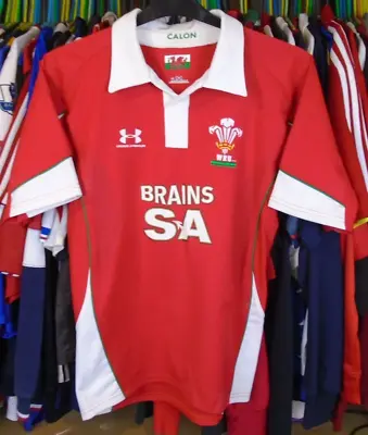 Wales Cymru 2008 Home Under Armour Rugby Shirt Jersey Top Small • £15.59