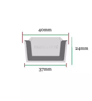 Greenhouse Gutter End Cap To Suit Halls Parts Outlets Blank End • £2.49