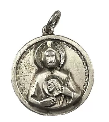 Vintage Catholic Sterling Silver St Jude Medal 4.9 Grams Silver • $25.99