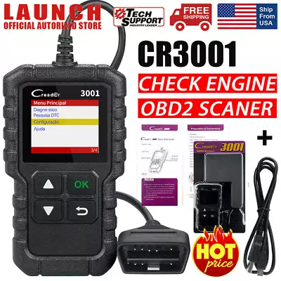 CR3001 Diagnostic OBD2 Scanner Code Reader Check Engine Light For Mitsubishi • $62.99