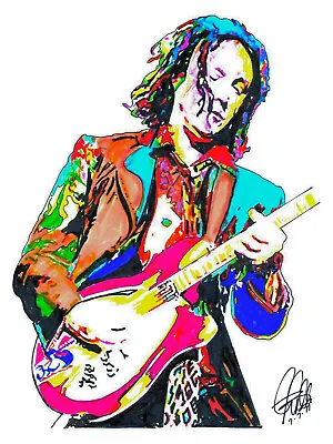 Mike Campbell Guitar Rock Music Print Poster Wall Art 8.5x11 • $10.79