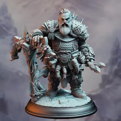 Dwarf Monster Slayer. 32mm Scale Miniature. Dungeons & Dragons Table Top Gaming • £6.99