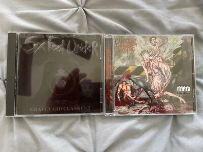 $16.40 • Buy Death Metal Cds Lot Cannibal Corpse Six Feet Under