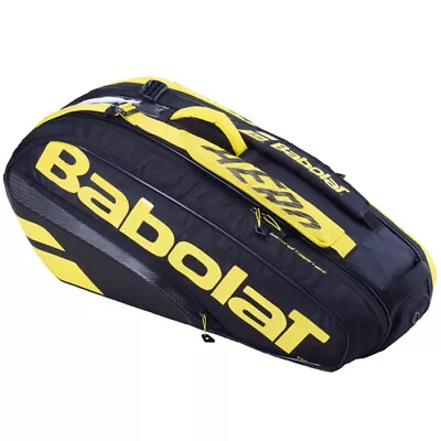 Babolat RH X 6 Pure Aero 2021 Tennis Bag Racket Pack Blue Yellow Racquet 751212 • $134.01