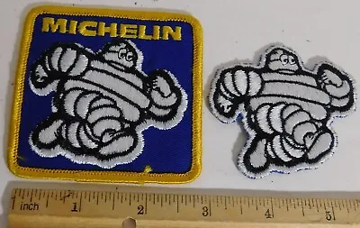 Patch Michelin Man Tires VTG 90's Embroidered Lot Of 2 USA Made NOS Sew On Style • $11.44
