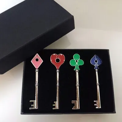 Resident Evil Raccoon City Police Key Set Biohazard Heart Diamond Club Spade • $68.99