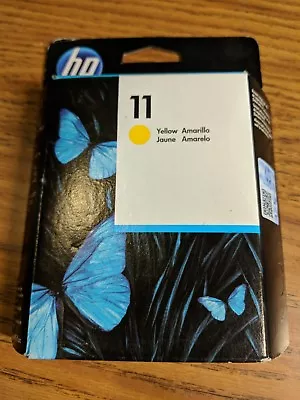 HP 11 Yellow Ink Cartridge C4838A Genuine New Expiration Of Warranty 8/14. • $9.99