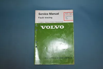 1980-89 Volvo 200 Cruise Control Service Repair Maintenance Manual 240 260  • $40.07