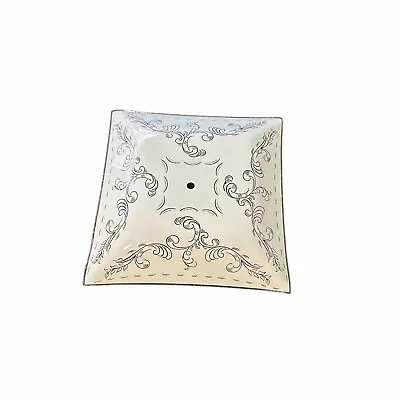 Vintage Glass Square Ceiling Light Shade • $11.99