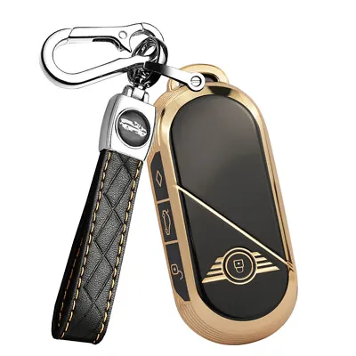 Auto Key Bag Cover Fit For BMW Mini Clubman Countryman TPU Key Case Cover Holder • $19.79