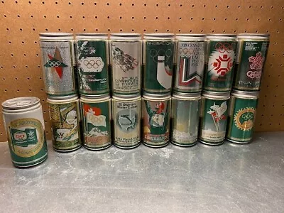 Amazing! Set Of 15 Labatt 50 Beer Cans Calgary 1988 Olympics Collector • $24.99