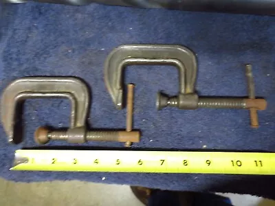 Lot Of 2  Vintage Armstrong No. 502  Clamp Steel Screw C Clamp 2  • $24