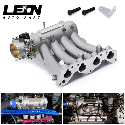 Intake Manifold & 70mm Throttle Body For 88-00 Honda Civic DX D15 D16 D Series • $173.80