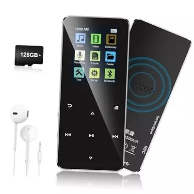 128GB MP3 Player， Music Player With Bluetooth 5.0 Shuffle Single Loop FM  • $38.70