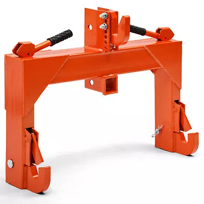 3 Pt Quick Hitch Adapter For Category 1 & 2  W/ Adjustable Bolt Tractor 3000lb • $158.99