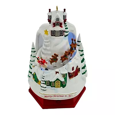 Hallmark Keepsake Ornament 2018 Merry Christmas To All Magic Light Motion Sound • $124.95