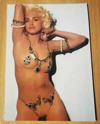 MADONNA STICKER Jewelled Bikini - Holiday 15cm X 10.5 Cm Original UK 1991 MINT 2 • $18.61