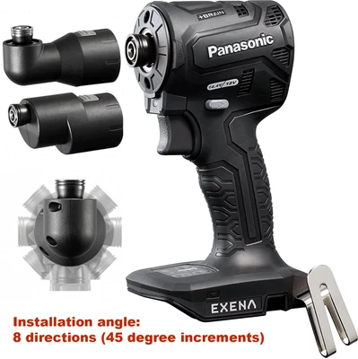 $311.98 • Buy Panasonic EXENA Rechargeable Impact Driver 14.4V/18V EZ1PD1X-B Black Attachment