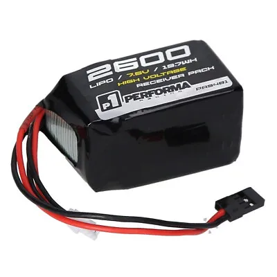 PERFORMA RACING PA9481 LiPo Hump Receiver Battery Pack (2600mAh 7.6V / 54x30x30 • £31.37