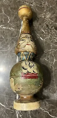 Antique  Wooden Pin Unknown Use Juggling Bowling Exercise? • $250