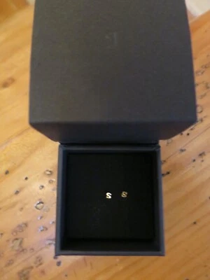 $170 • Buy Sarah & Sebastian Letter Earrings (x 2)  S  10 Karat Yellow Gold BRAND NEW