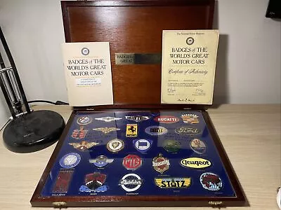 Danbury Mint Badges Of The Worlds Great Motor Cars - National Motor Museum • £300
