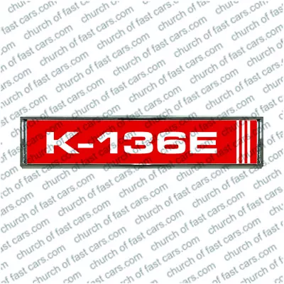 Chrome Badge #7060 To Suit K-136e Kenworth Truck Dash Or Interior  • $37