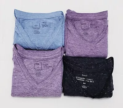 Urban Outfitters BDG Vintage V-Neck T-Shirt Lot Mens S Small Slim Fit Black Blue • $32.99