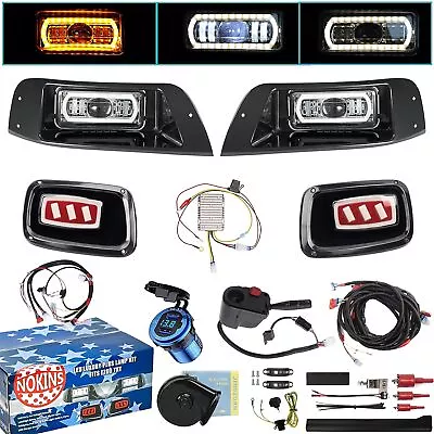 LED Light Kit For EZGO TXT 1996-2013 Golf Carts - 20A DC Converter USB Charging • $219.97