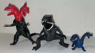 80s Lot Of 3 Imperial T-Rex Two Headed Dragon Monster Hong Kong Knights Daggers • $44.99