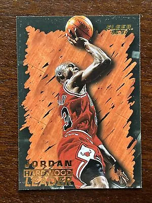 Fleer 96-97 Michael Jordan Hardwood Leader #123 • $5.99