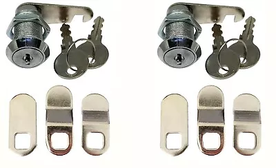 $16.99 • Buy 2x Admiral 1-1/8 Inch RV Compartment Door Cam Lock Camper Storage Door NOT CH751
