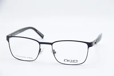 New Morel Oga 10035o Bn03 Blue Black Authentic Eyeglasses 53-19 • $105.91