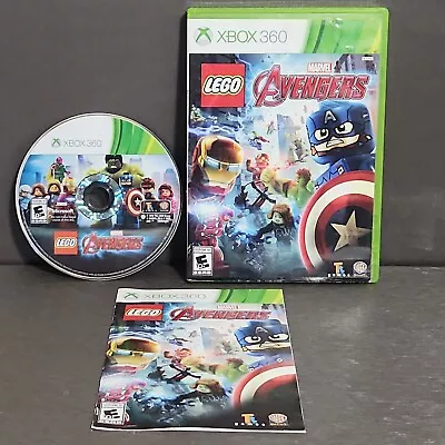 LEGO Marvels Avengers Xbox 360 CIB Free Shipping Same Day • $12.88