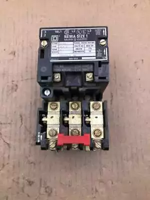 Square D 542116-A NEMA Size 1 Magnetic Motor Starter 600V 7.5/10HP • $150