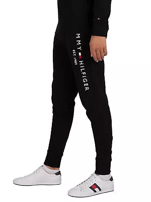 Genuine Tommy Hilfiger Embroidered Logo  Sweatpants / Joggers In Black • $75