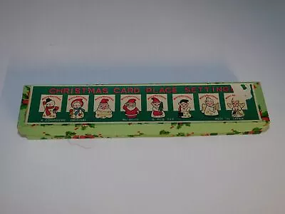 Vintage Commodore Original Japan 8 Piece Christmas Card Place Settings In Box • $39.99