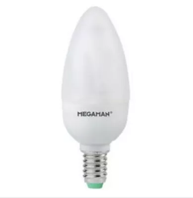 5-Pack Megaman 7W E14 Warm White Energy Saving Lamp - 15000hr 35W Equivalent • £15