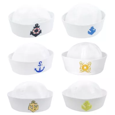 Sailor Captain Hat Sailor Men Women Costume Cosplay Dress-up Costume • $11.57