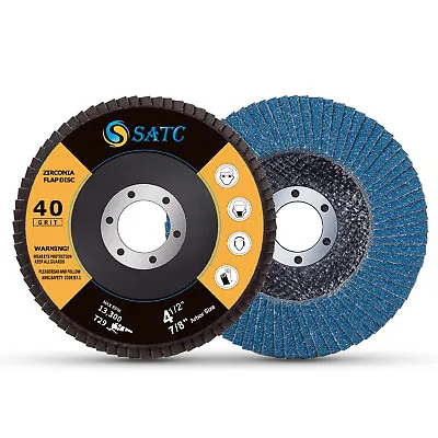 20PCS 4-1/2 Zirconia Flap Sanding Disc 40 Grit 4.5 Angle Grinder Grinding Wheels • $30.99